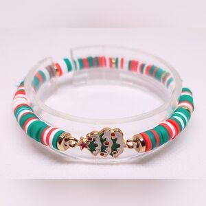 Christmas Bracelet Tree Beaded‎ Women's New f57